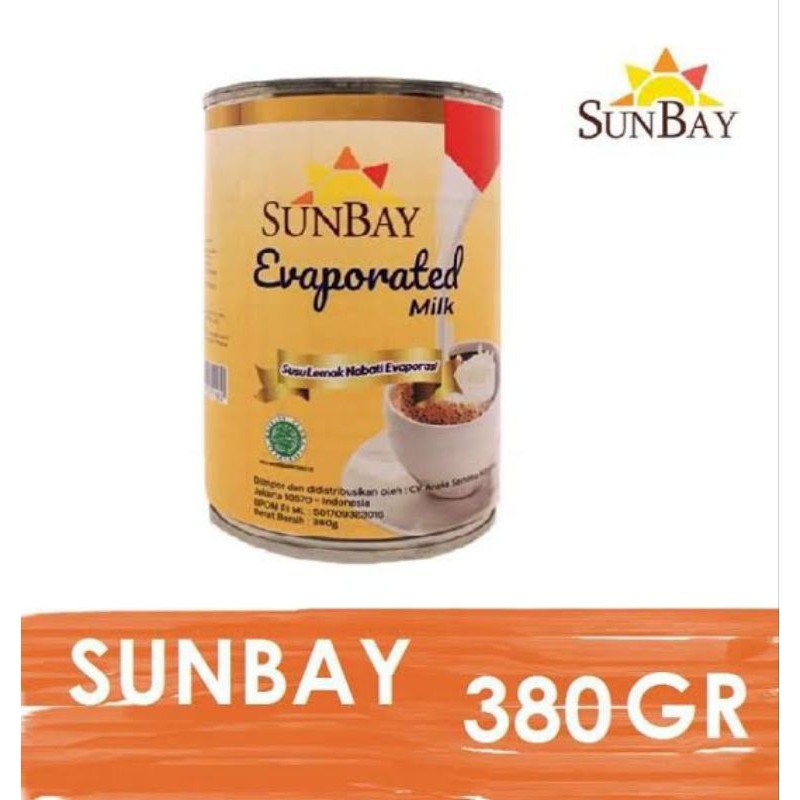 

Sunbay Susu Evaporasi 380gr kemasan Kaleng - ARM