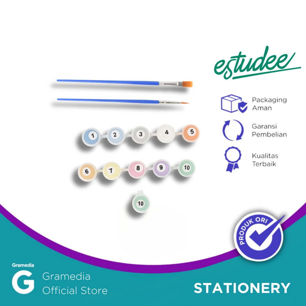 

Estudee Paint By Number 20x20 Doughnut Gokko