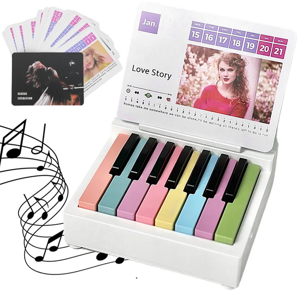 

Taylor Swift Mini Piano Desk Calendar 2025 New Fun Piano And Beautiful Card Realistic Beautiful Gift For Fans Family And Friends