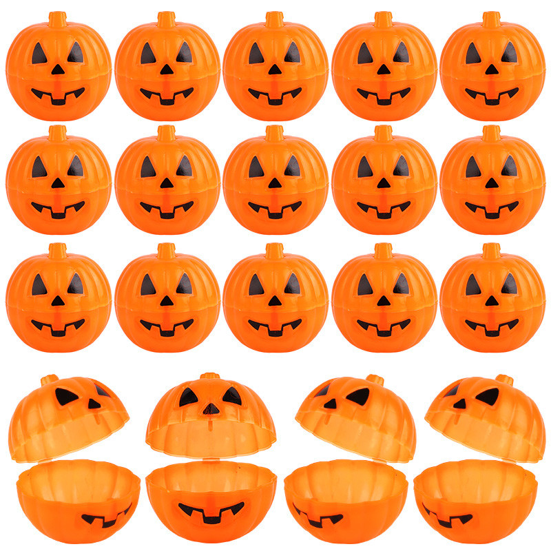 

5-30pcs Halloween Pumpkin Gift Box Candy Snack Containers for Halloween Party Decoration Supplies Kids Trick or Treat Favors