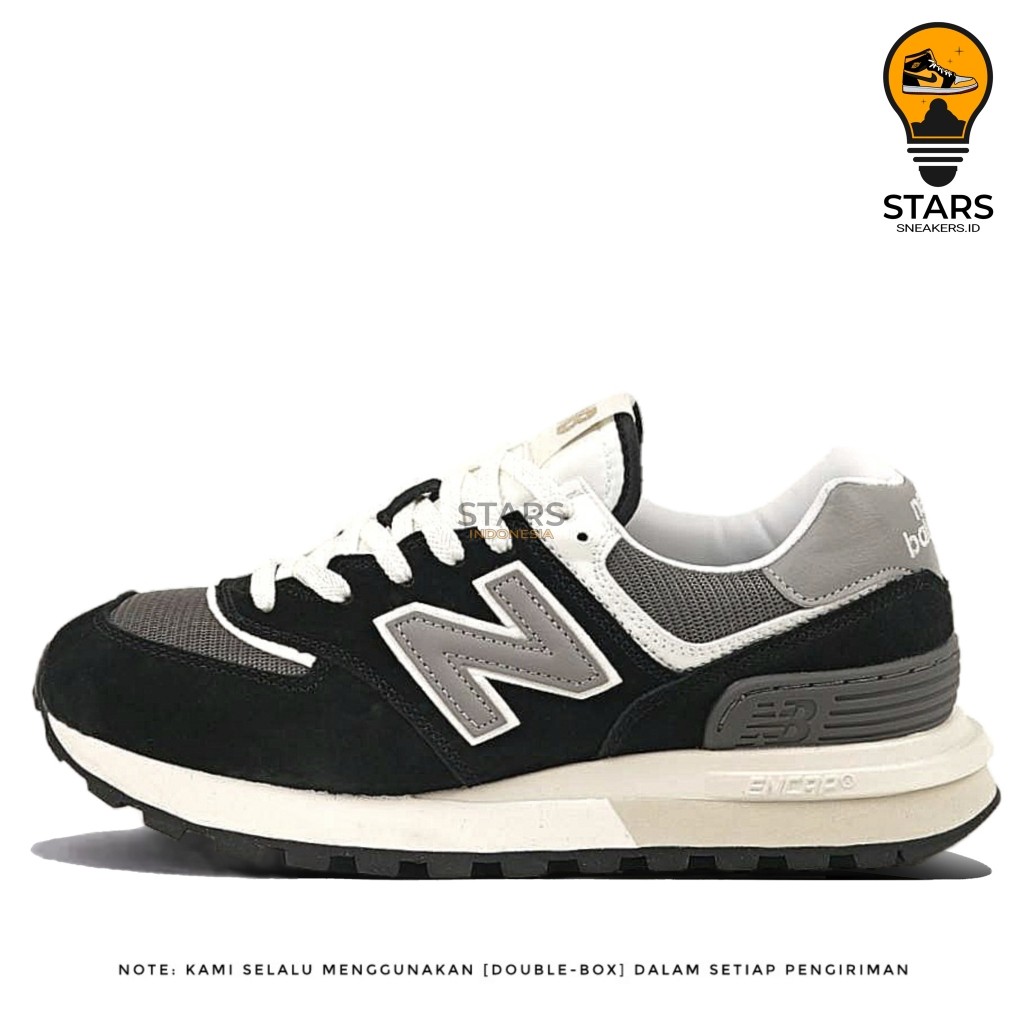 Sneakers 574 Legacy Black Grey 100% Authentic