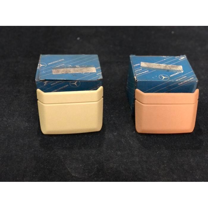 Tutup Asbak Deck Pintu Mobil Mercedes W123 - OEM - Cream/ Coklat