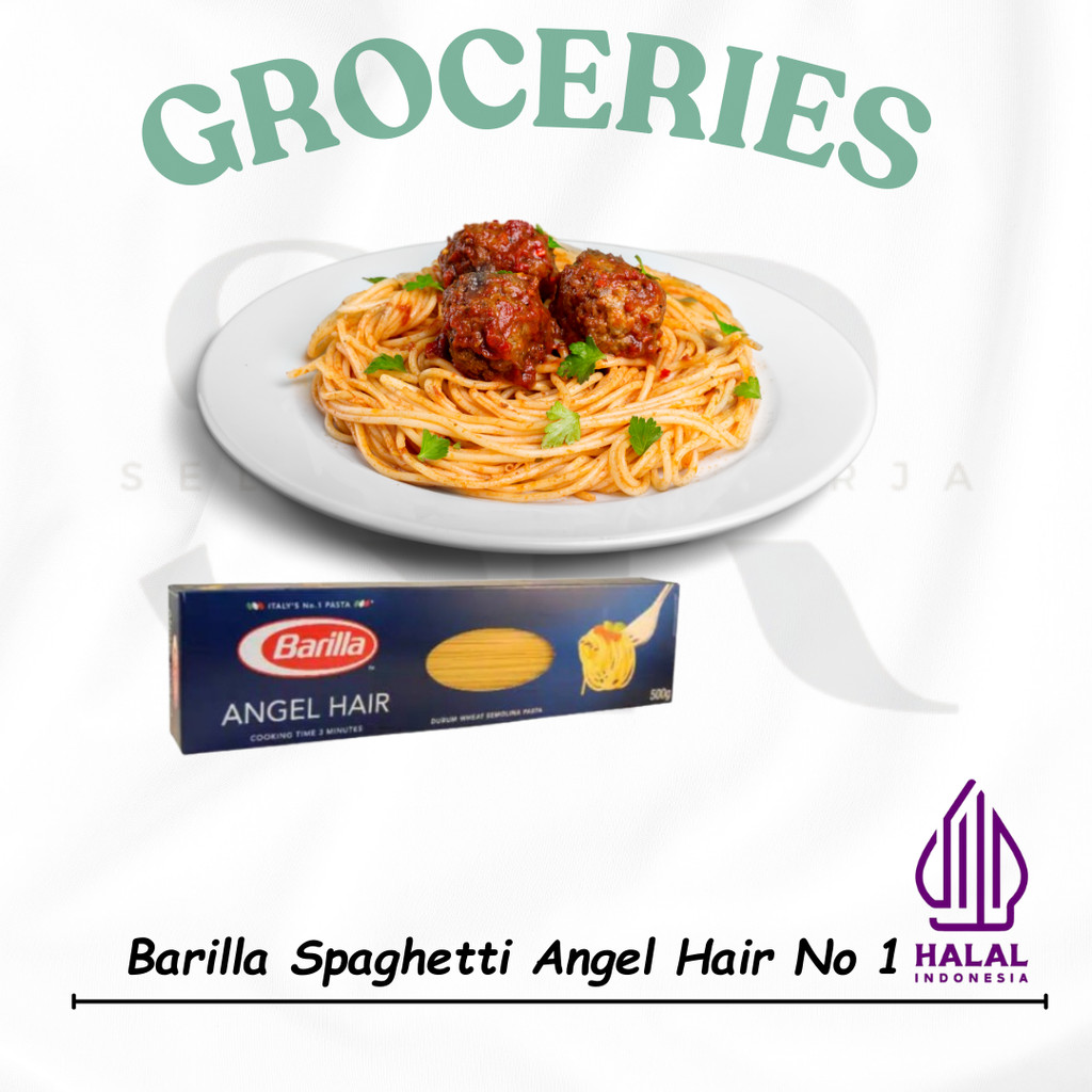 

Barilla Angel Hair No 1 Pasta Spaghetti 500 gr