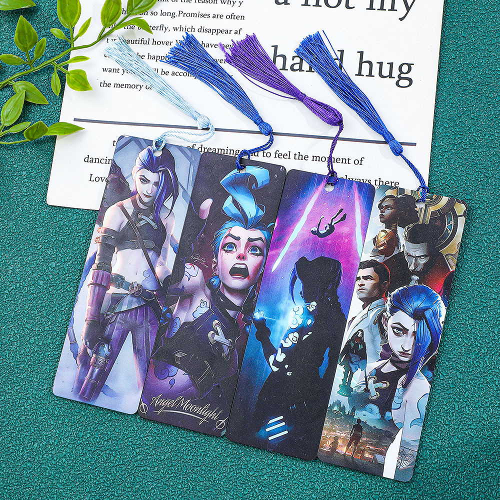 

Handsome League of Legends bookmark, acrylic material, bookmark gift reading accessories for anime book friends