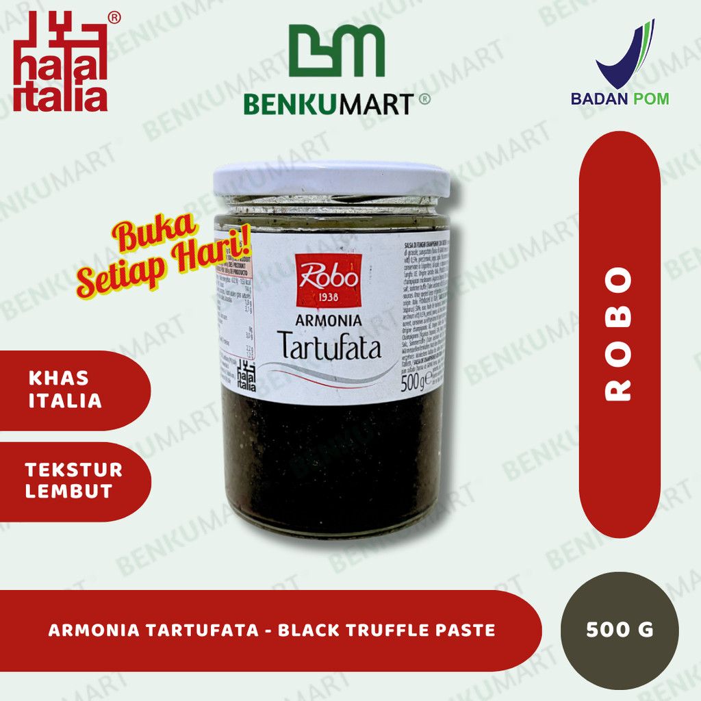 

ROBO Armonia Tartufata 500g – Saus Jamur Truffle Premium dari Italia (500 gr)