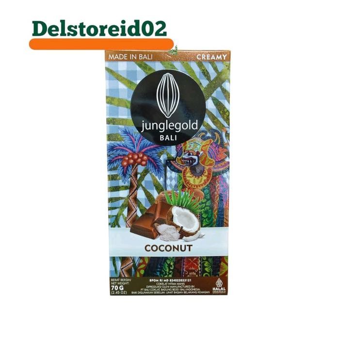 

Junglegold bali coconut (cokelat hitam manis) 70gr