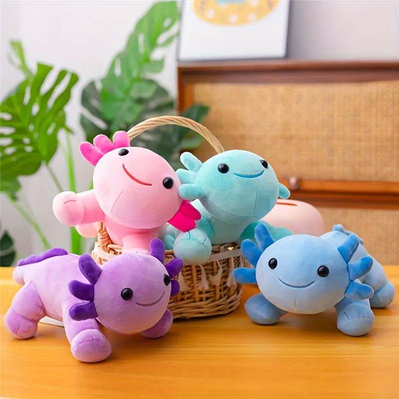 30cm Axolotl Plush Toy,Soft Cute Axolotl Stuffed Animal Plush Pillow For Birthdays Gift