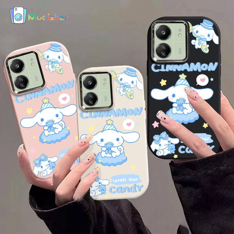 Casing Redmi Anjing boneka kayu manis Soft Case Lucu Chubby Case Fashion Cocok untuk Redmi Note 9A 9
