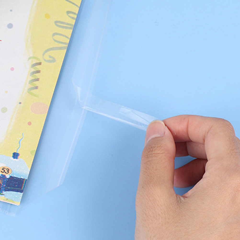 

30 Pcs Book Cover Transparent Protective Case Waterproof Plastic Film Full Set 22K 16K A4 Reusable Textbook Cover Notebook