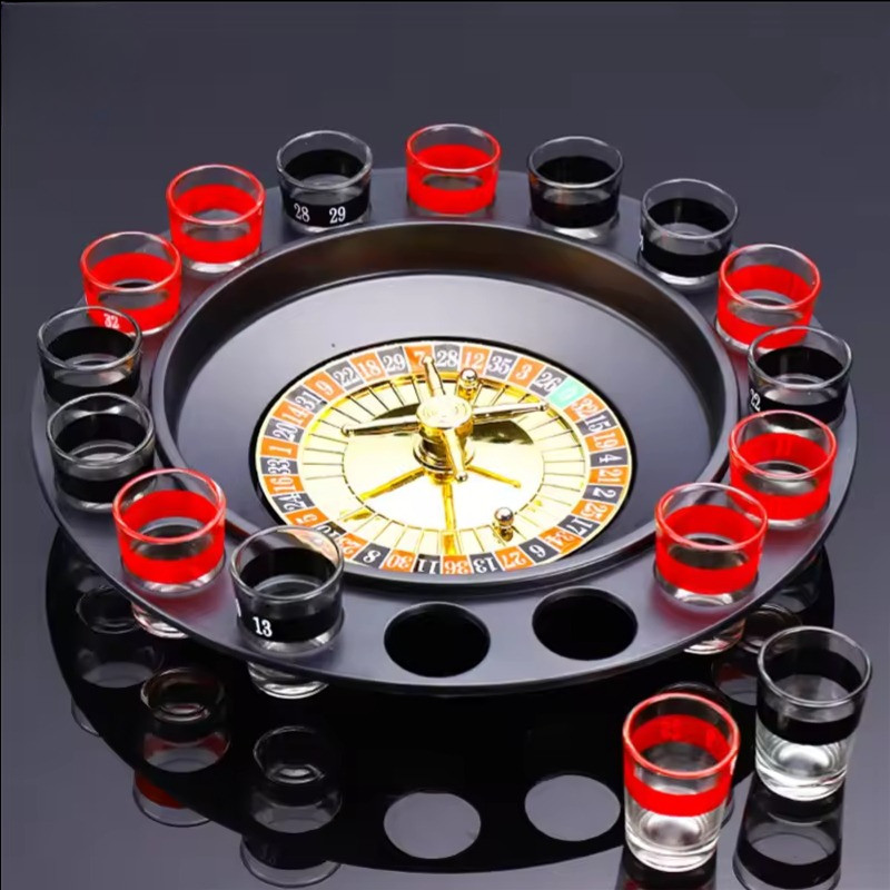 Drinking Roulette Set Party Game Permainan Rolet Pesta Minum