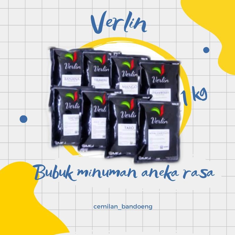 

PROMO VERLIN BUBUK MINUMAN ANEKA RASA KEMASAN 1 KG