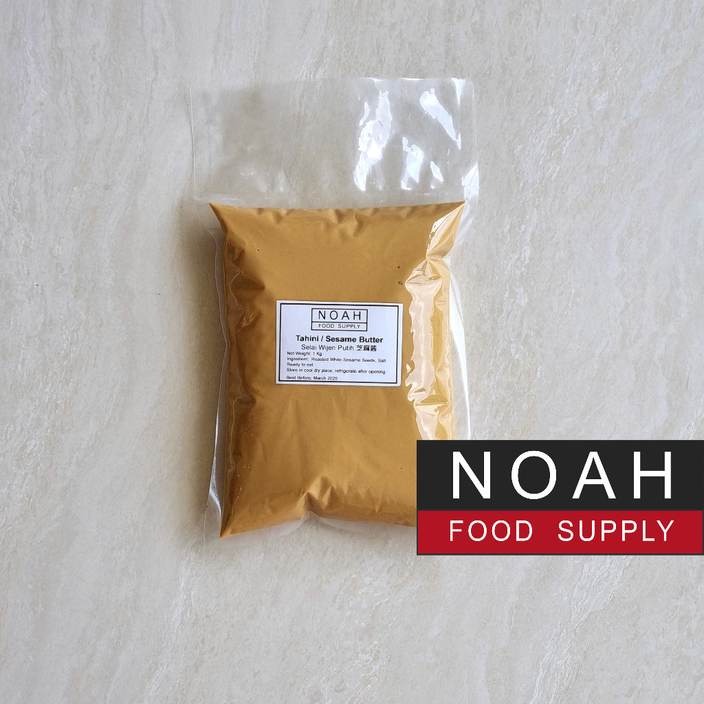 

PROMO Tahini Sesame Butter Selai Wijen Putih 芝麻酱 1 Kg 1Kg