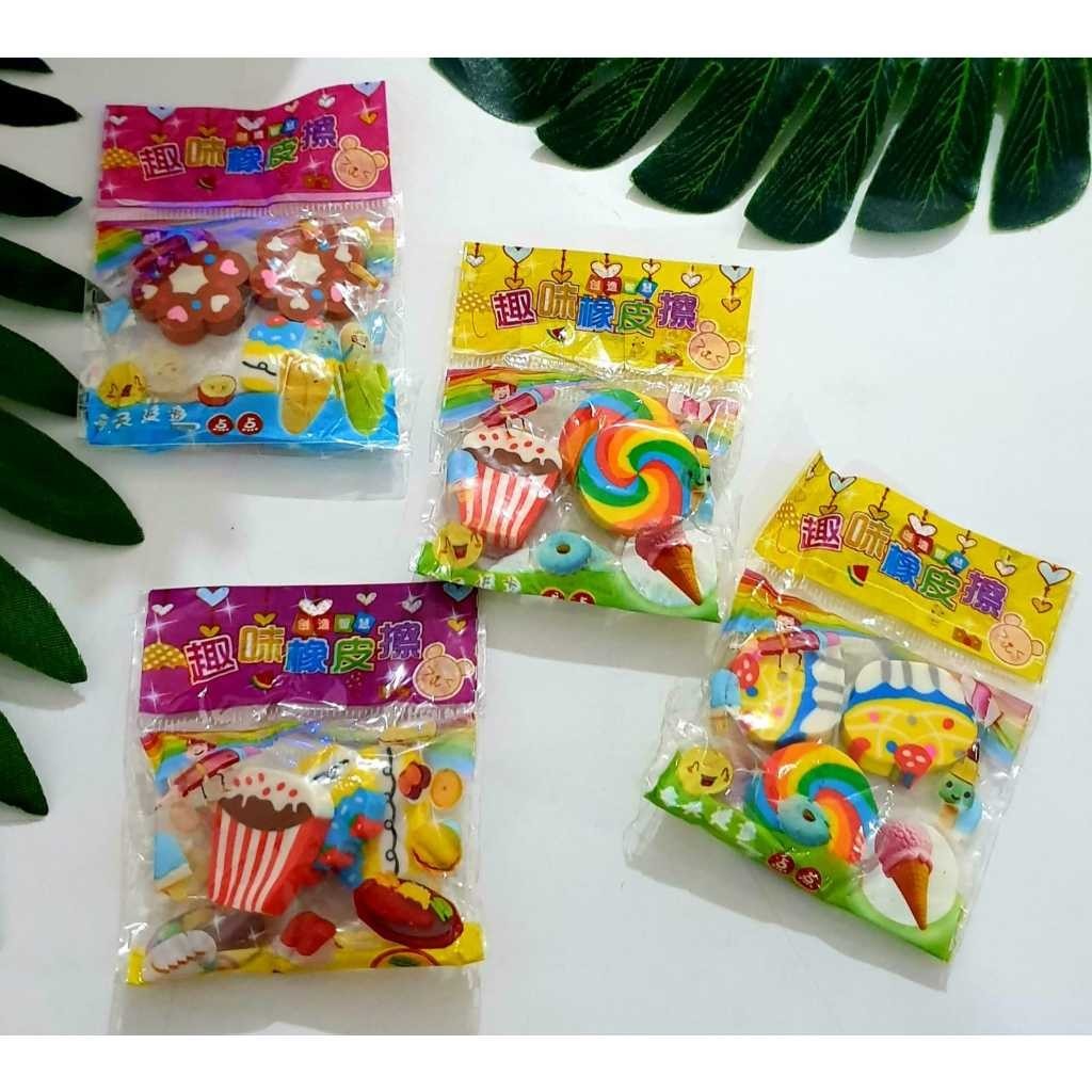 

BPP MNN Eraser penghapus lucu isi 3 cake es krim cupcake