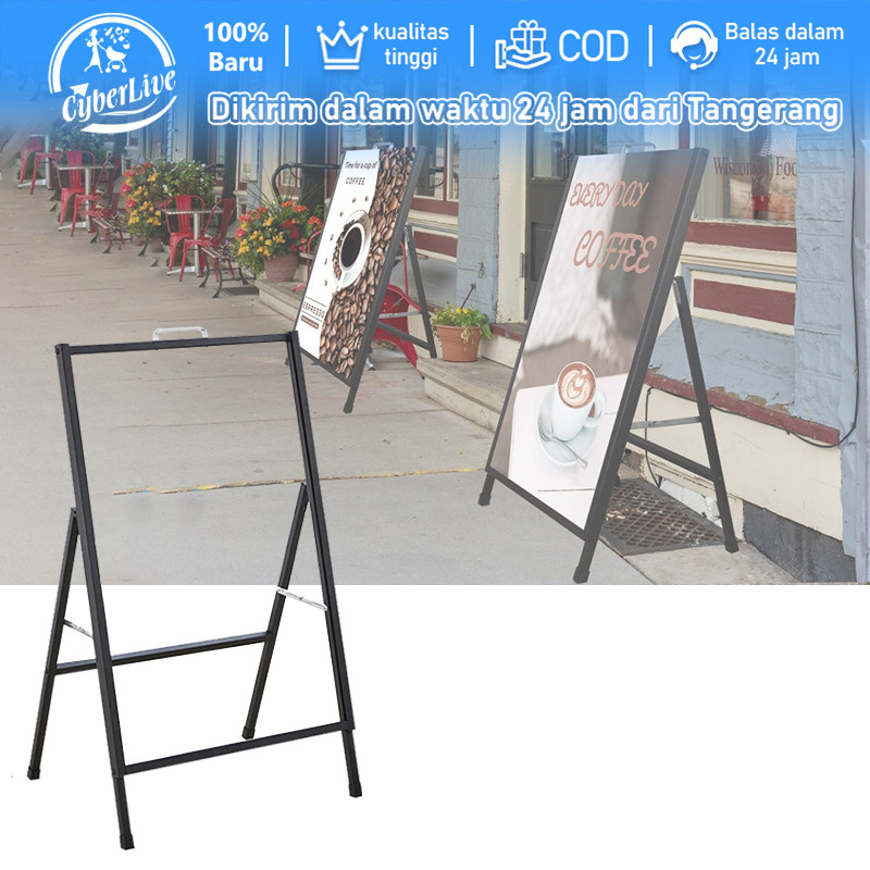 

​​Portable Frame Display Stand Holder for Snap Boards Posters Easy Setup Durable Support