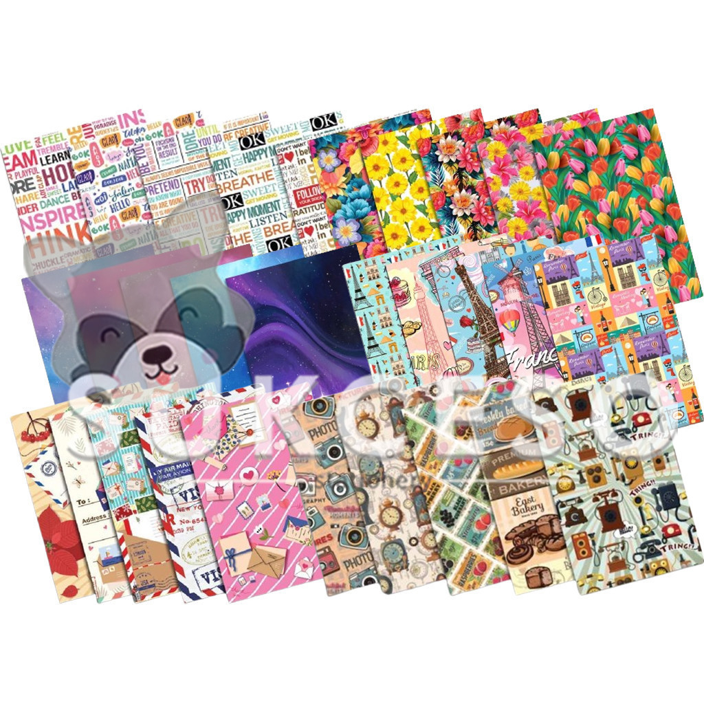 

SQUEEZY Kertas Kado Pattern Series Motif Random Per Tema / Kertas Bungkus Hadiah