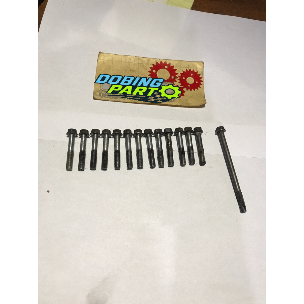 Baut kepala T8 bak CVT Honda beat karburator lama old