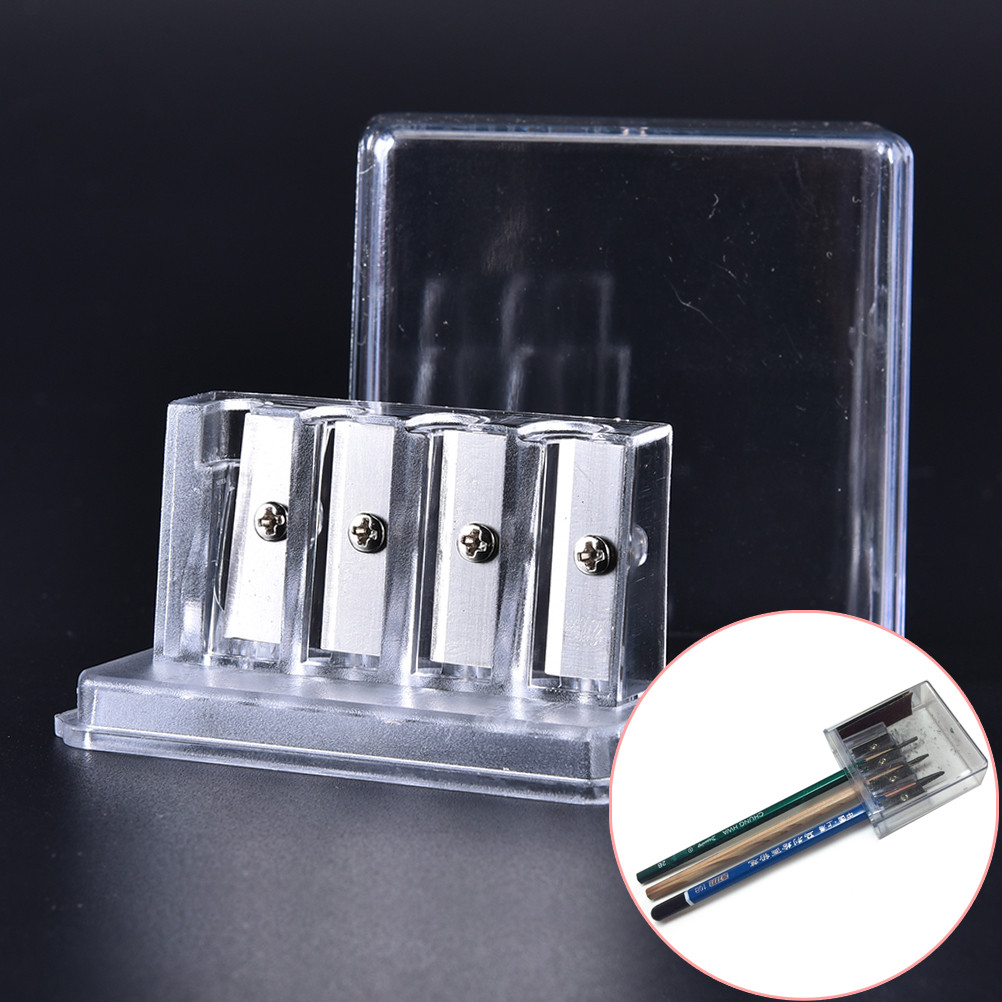 

4 Holes Pencil Sharpener Multi-functional Sharpeners For Charcoal Sketch Pencils Drawing