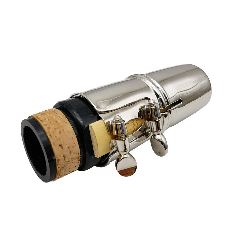 Low Bb Clarinet Mouthpiece Set with Metal Ligature & Cap for Bass Clarinet Accessories
