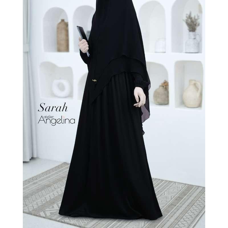 Atelier Angelina Sarah Dress Embroidery - Black