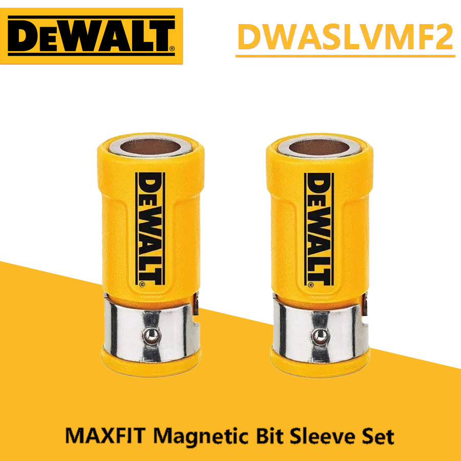 DEWALT DWASLVMF2 MAXFIT Magnetic Bit Sleeve Set  al Drill Bit Magnetic Ring Strong Magnetizer Dewalt