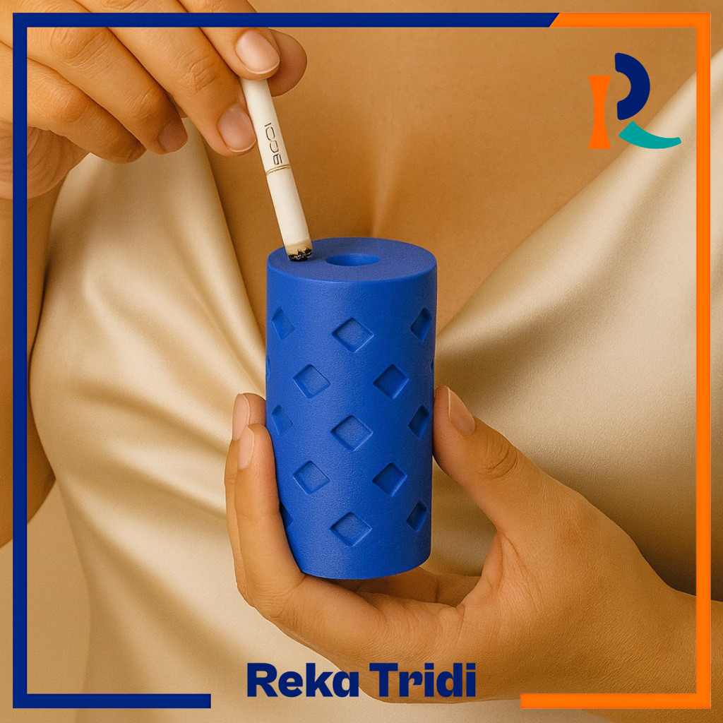 Asbak Mobil Rokok Iqos Portable Ashtray Self Seal No Odor Tanpa Bau