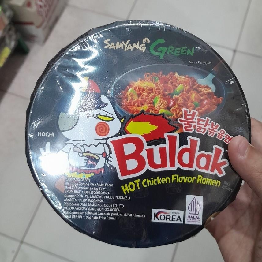 

Samyang Green Buldak Mie Instan Cup Korea Import Rasa Hot / Jjajang / Stew