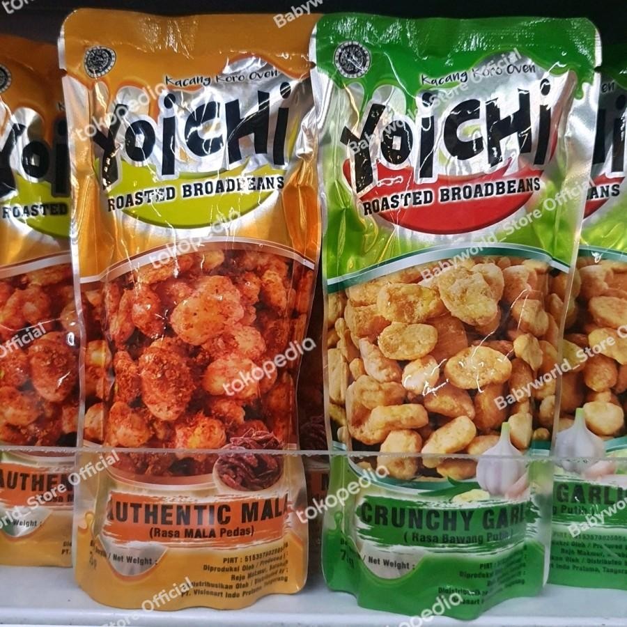 

Yoichi Roasted Broad Beans Kacang Rasa Authentic Mala / Crunchy Garlic 75gr