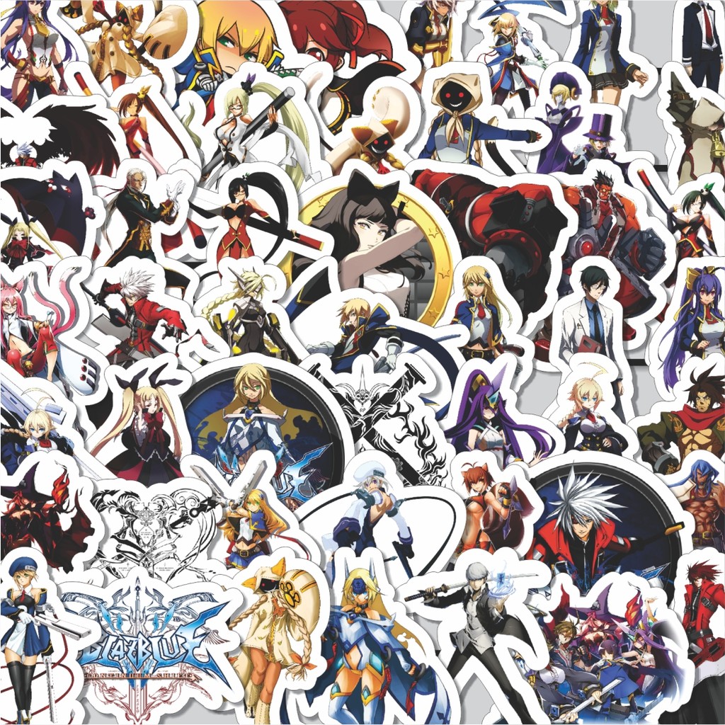 

Stiker Cutting Pack Stiker Game Series Blaz Blue Karakter Mix 9 Isi 100Pcs Series Aesthetic Lucu Keren Untuk Koper Bahan Vynil