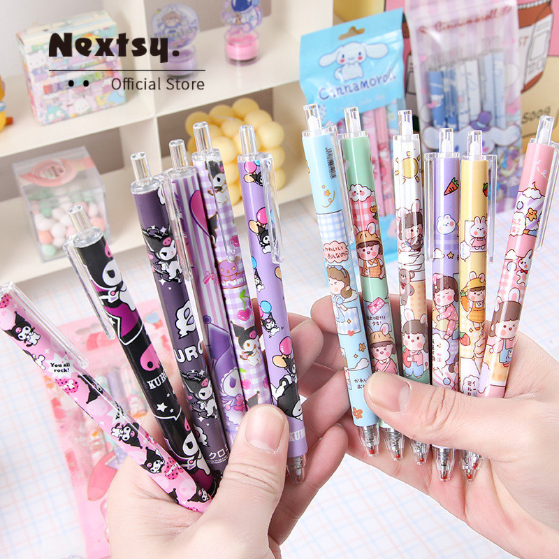 

Nextsy Pulpen Gel Tipe Tekan Kt Cat Pulpen Tanda Tangan Pulpen Gel Kartun Motif Lucu Pulpen Gel Otomatis