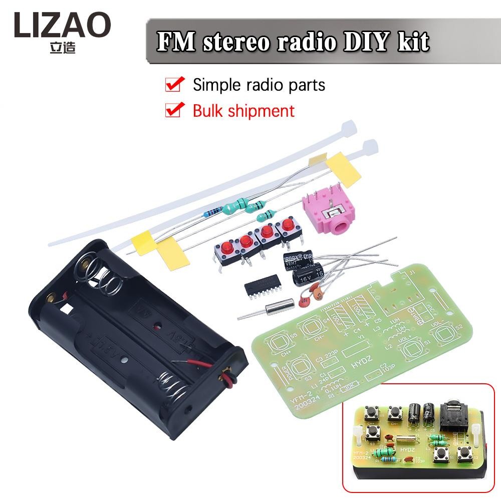 FM Stereo Radio DIY Kit Wireless FM Radio Transmitter and Receiver Module Frequency Modulation Solde