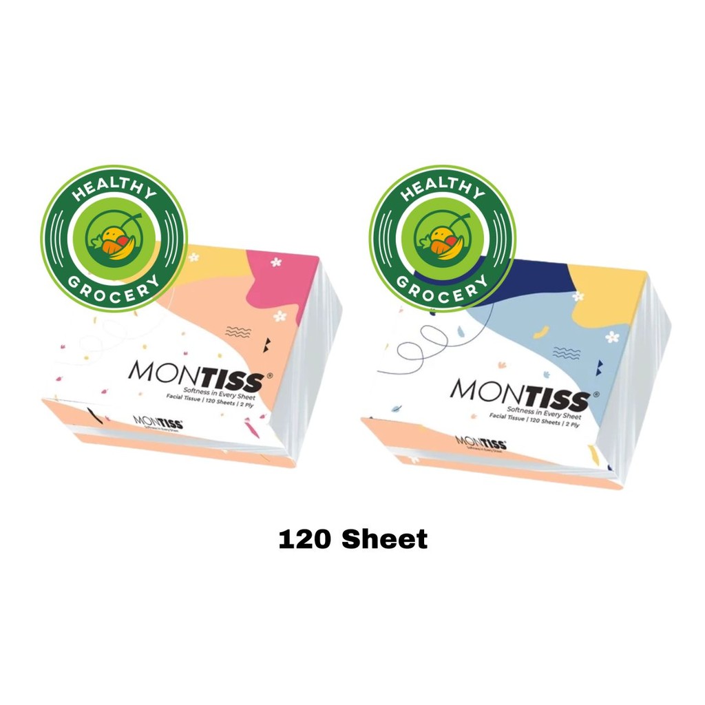 Montiss Mini Facial Tissue 120 Sheet  / Tisu Montiss