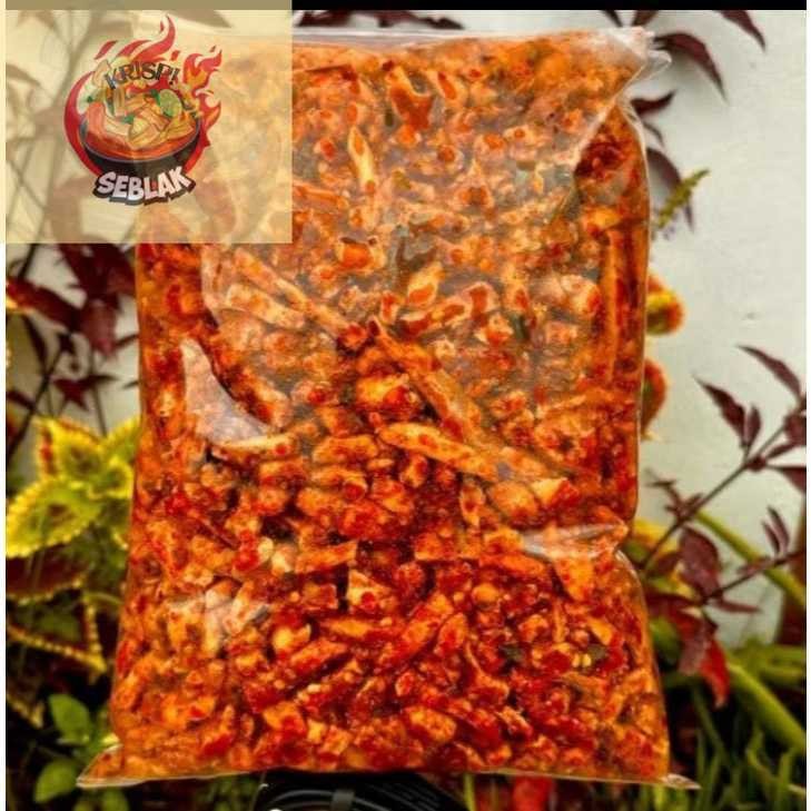 

(Seblak krispi) basreng 1kg pedas daun jeruk cikruh wangi kriuk