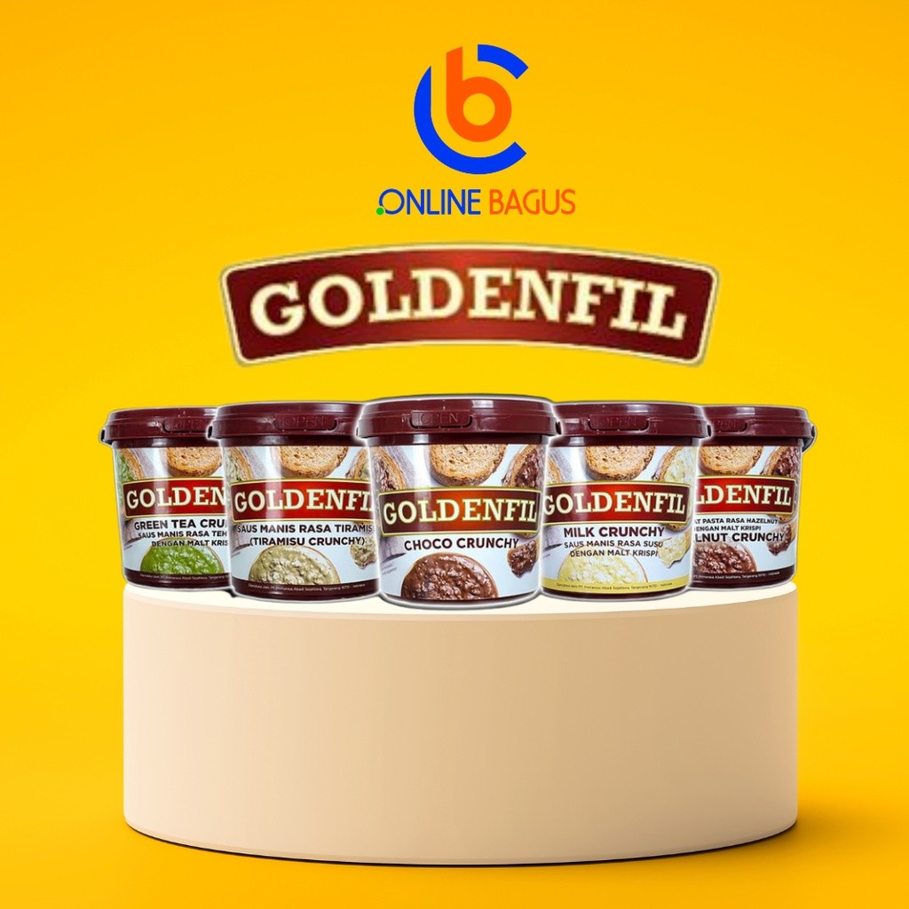 

Goldenfil 1kg Selai Coklat Renyah Dan Jam Buah