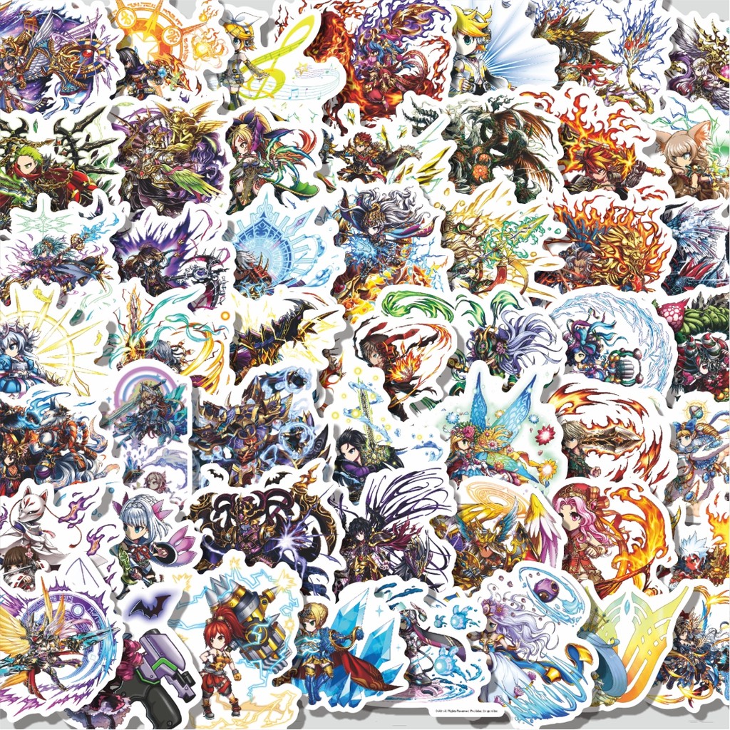 

Stiker Cutting Pack Stiker Game Series Brave Frontier Karakter Mix 8 Isi 100Pcs Series Aesthetic Lucu Keren Untuk Koper Bahan Vynil