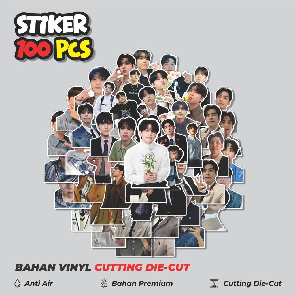 

Terbaru! 50 pcs Stiker Day6 Wonpil (Kim Won Pil) Dekorasi Lucu Kreatif untuk Notebook, Skateboard, HP