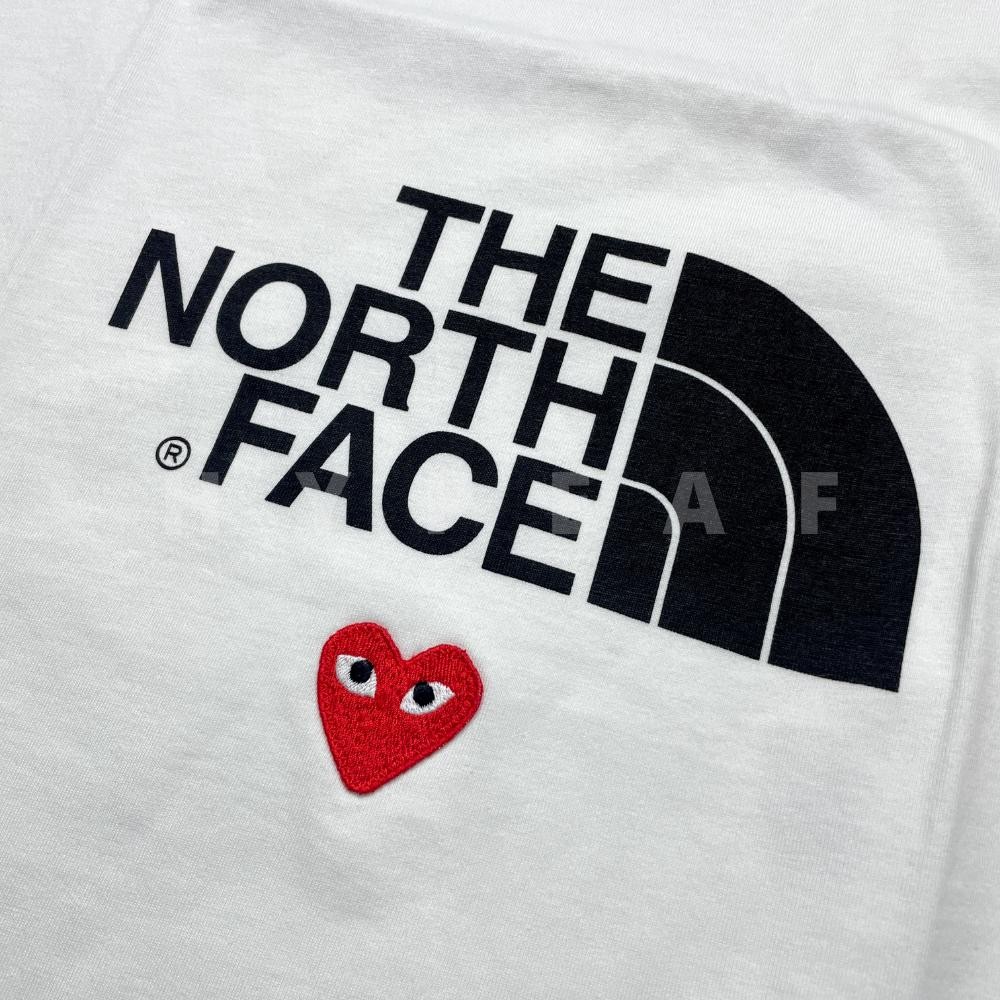CDG Comme des Garcons PLAY x The North Face Tshirt Tee Authentic / Baju Kaos CDG Original