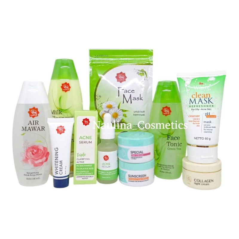 Paket Viva Cosmetics Lengkap Skincare Untuk Kulit Berjerawat/Semua Jenis Kulit Normal dan Berjerawat