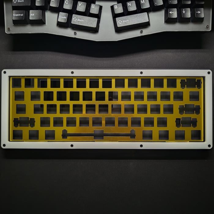Case Akrilik Fantech Maxfit61 Frost Wireless Mechanical Keyboard - Top Mount, Non Screwless