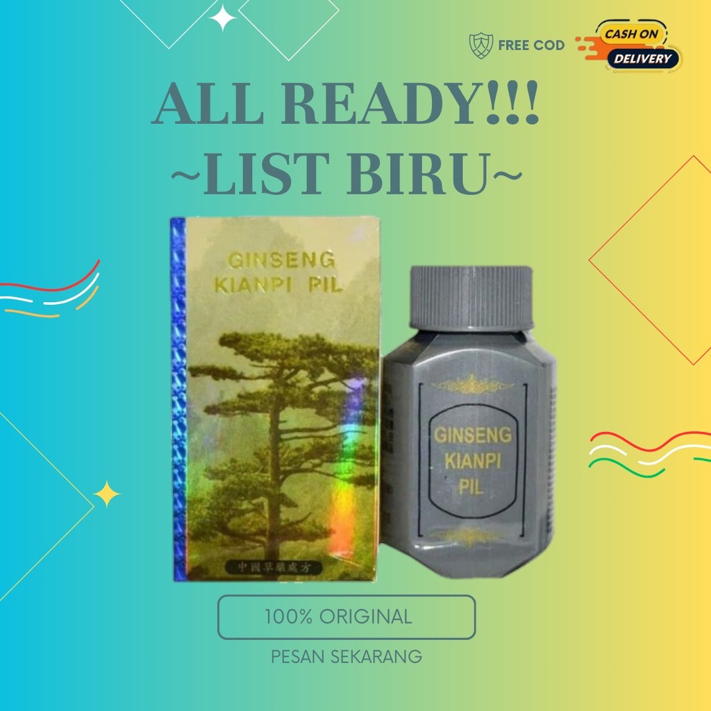 (Original BPOM) Kianpi Pil Ginseng Kapsuma