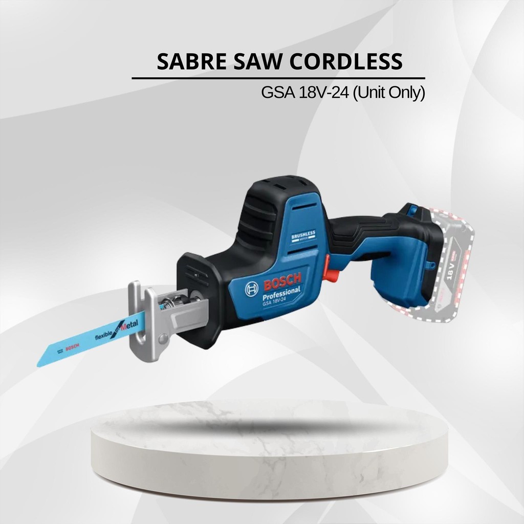 BOSCH Mesin Gergaji Batrai GSA 18V-24 Brushless Reciprocating Saw 18V