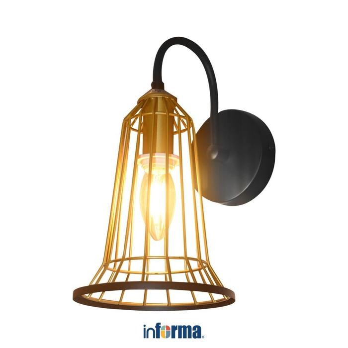 INFORMA GOLD LAMPU DINDING - GOLD
