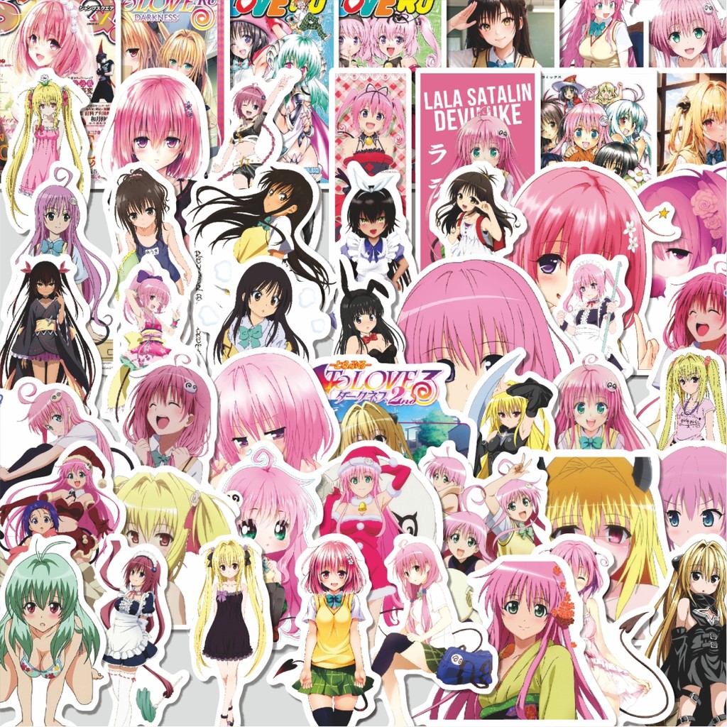 

Stiker Cutting Pack Stiker Anime To Love Ru Char Mix 2 Isi 100Pcs Series Aesthetic Lucu Keren Untuk Koper Bahan Vynil