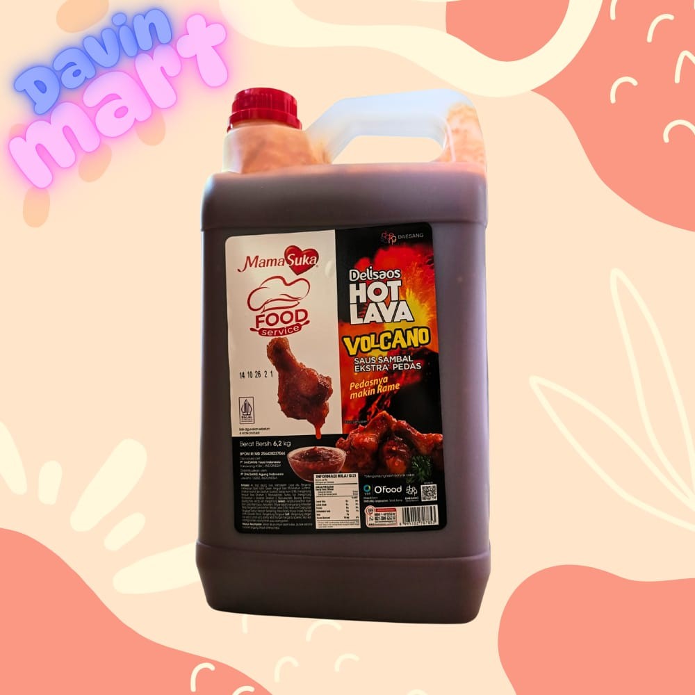 

Saus Hot Lava Volcano 6,2 Kg Jirigen