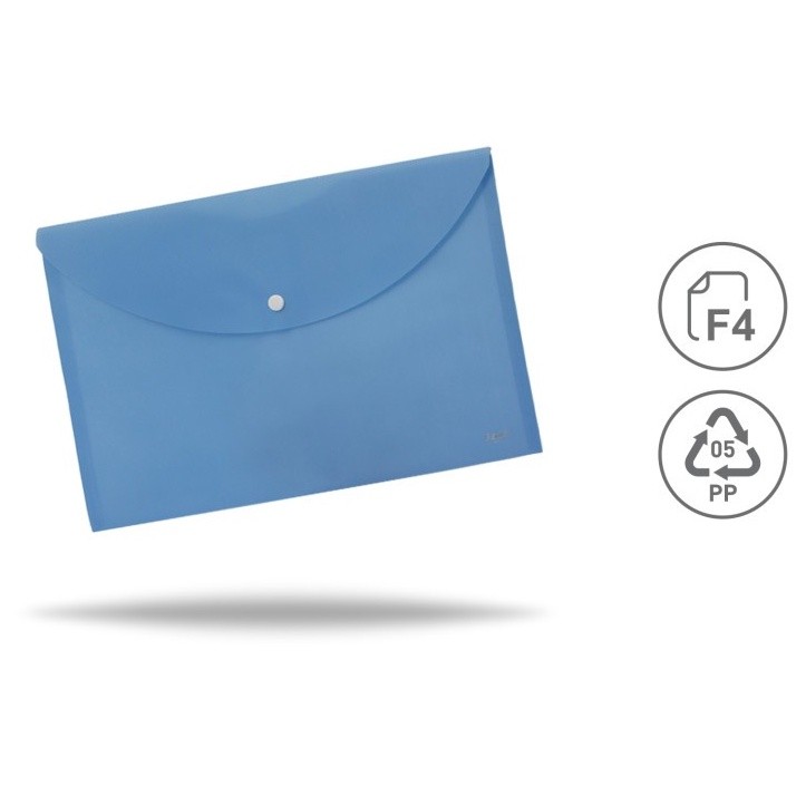 

[MSS] Bantex Map Kancing Plastik Folio Amplop Dokumen Blue