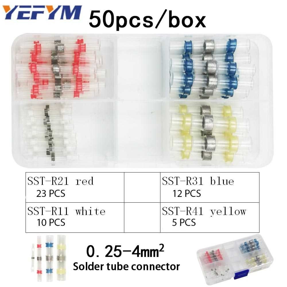 

YEFYM Heat Shrink Solder Tube Connector Waterproof 50PCS - SST-105 #IbrahimaStoree