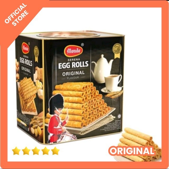 

Monde Egg Roll 600gr kaleng Tin