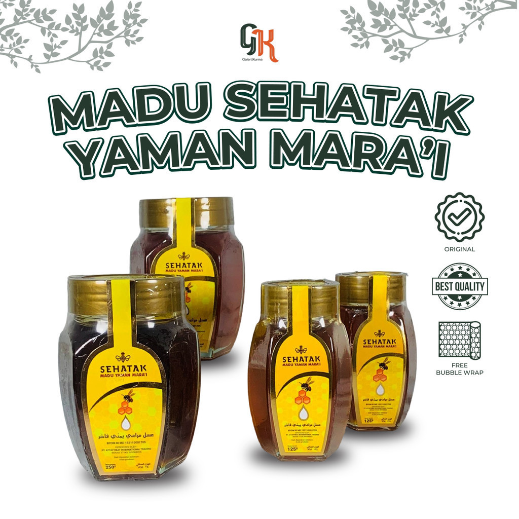 

MADU YAMAN MARAI 125gr/250gr MEREK SEHATAK ORIGINAL 100% MADU ASLI