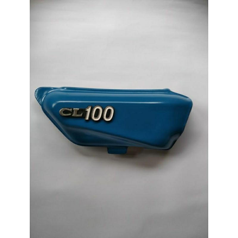 Box aki honda CL100 tepong kanan honda CL100 set emblem