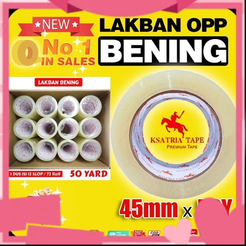 

[TERMURAH] Lakban OPP Tape Lakban Bening Dunia Packing 45mm*50 yard lakban anti bocor tempat lakban besar lakban kertas Terlengkap Opp Lakban Bening lakban besar bening lakban bening 45mm 50yard murah COD lakban bening besar lakban anti bocor