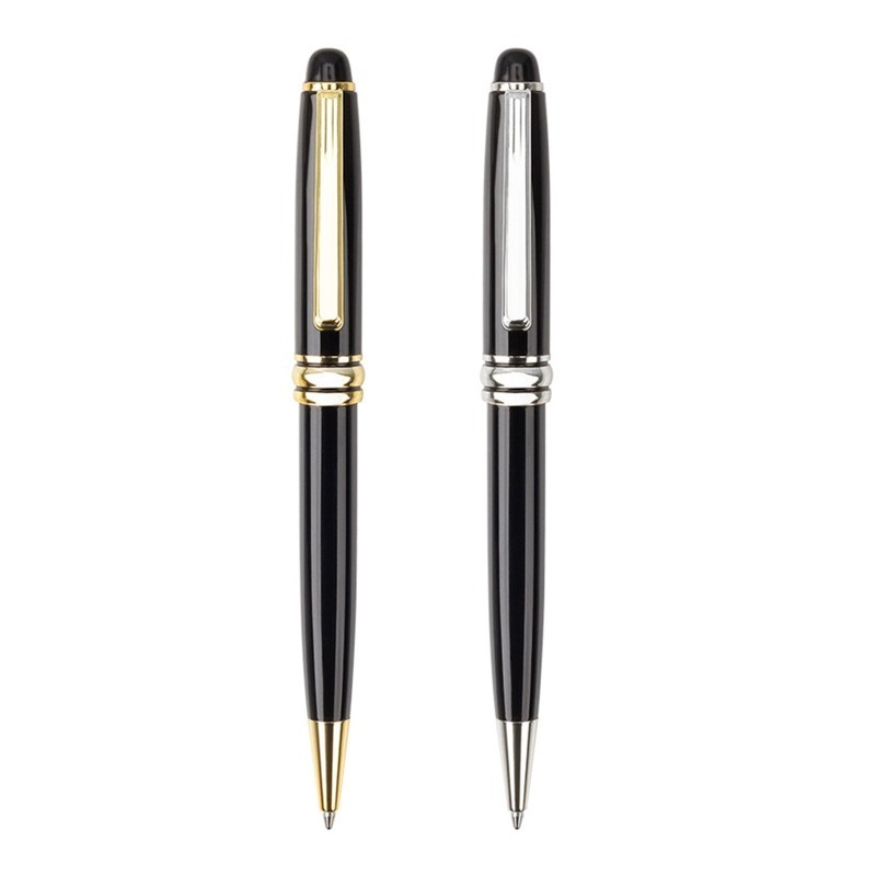 

Luxury Retractable Ballpoint Pen Black Ink Pen 0.5mm Point for Men Women Professional Executive Office Creative Present